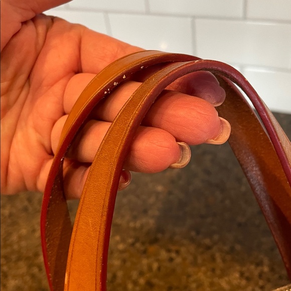 Dooney & Bourke Blue Floral Hydrangea Print Tote Satchel Purse Bag - Picture 11 of 16